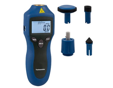 Digital laser mechanical tachometer BETEX 1600 with acc