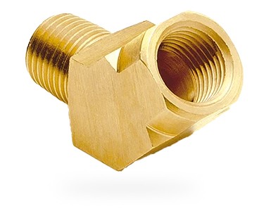 109853 - perma angle 45° R1-4o x G1-4i square (brass)